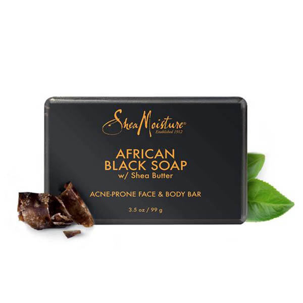 SAVON VISAGE & CORPS AU SAVON NOIR - SHEA MOISTURE