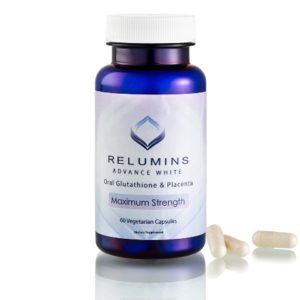 RELUMINS Authentic Oral Glutathione + Vitamin C Eclaircissant 60 gélules.