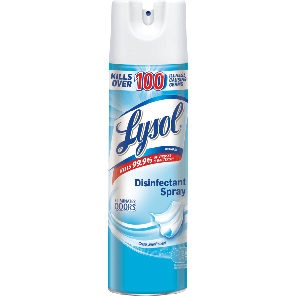 LYSOL Disinfectant Spray, Crisp Linen Scent 538g