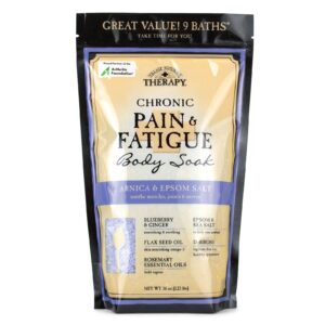 VILLAGE NATURAL Therapy Arnica & Epsom Salt Chronic Pain & Fatigue Body Soak, 1.kg