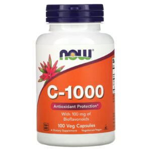 NOW FOODS, C-1000 with Bioflavonoids, 100 Veg Capsules.