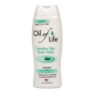 OIL OF LIFE Unscented Sensitive Skin Body Wash 532ml.