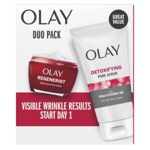 OLAY Face Wash Regenerist Advanced Anti-Aging Pore Scrub Cleanser 141g.