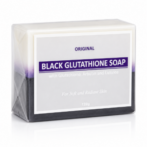 ORIGINAL Glutathione & Arbutin Black & White Whitening Soap 120g.