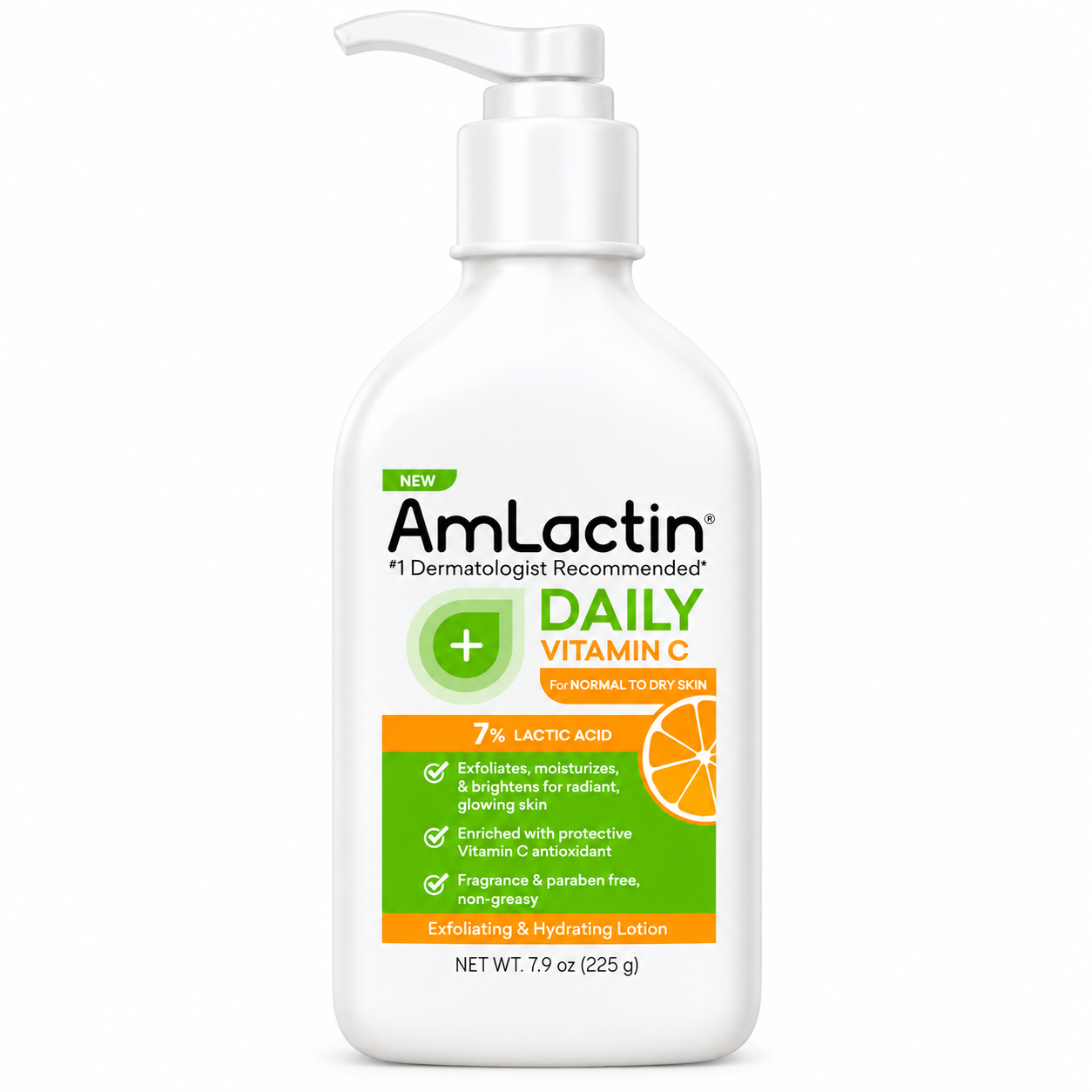 AMLACTIN Daily Vitamin C + Lactic Acid AHA 225ml.