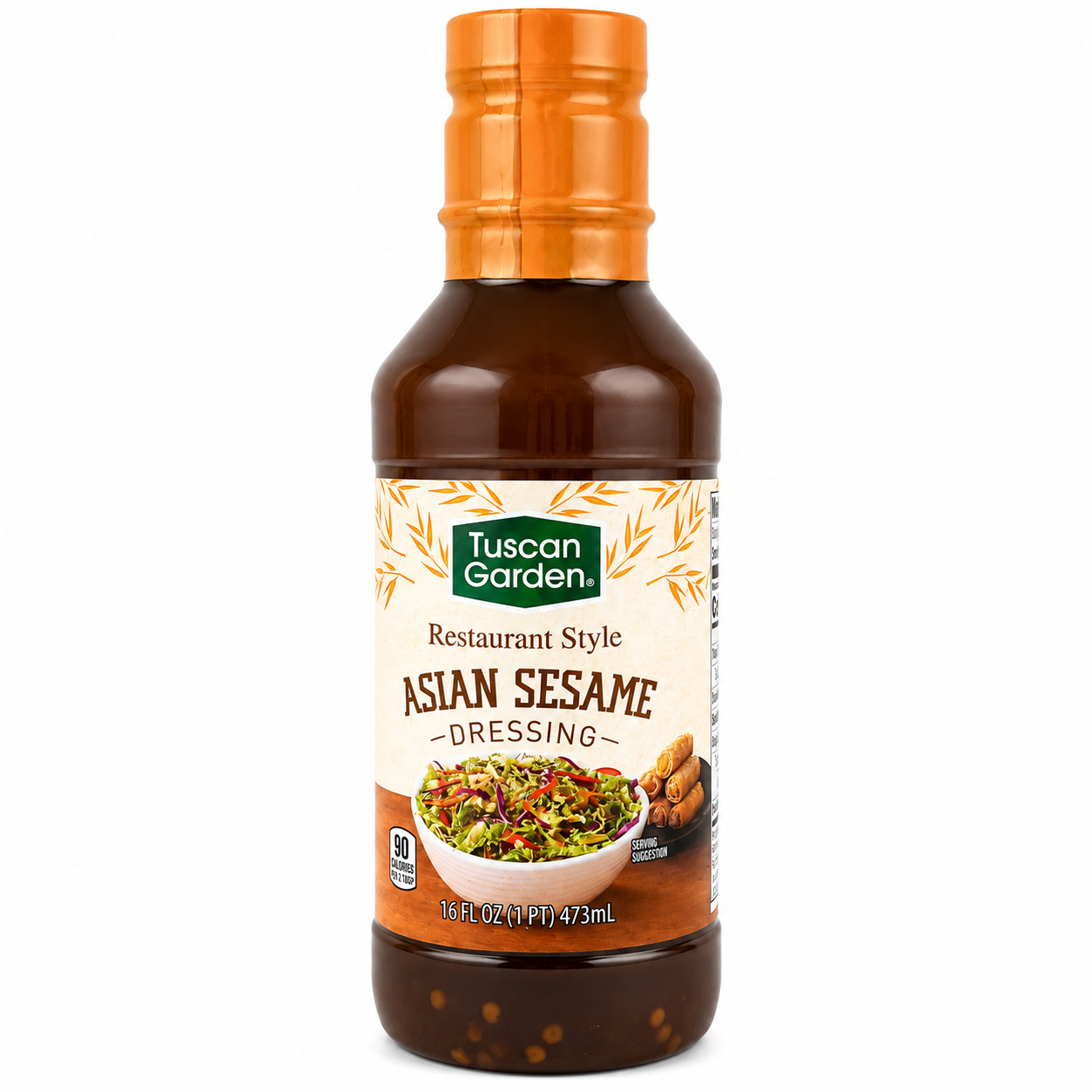 TUSCAN GARDEN Asian Sesame Salad Dressing Restaurant Style 473mL