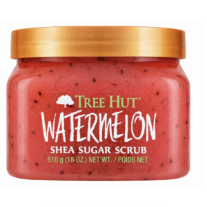 TREE HUT WATERMELON Shea Sugar Exfoliating + Collagen Body Scrub, 510g.