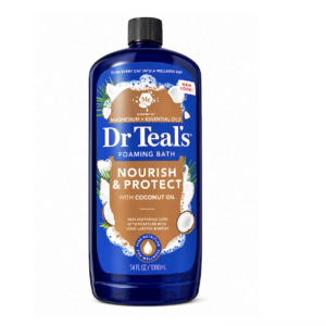 DR TEAL'S NOURISH & PROTECT FOAMING BATH Magnesium and Coconut Oil 1000mL.