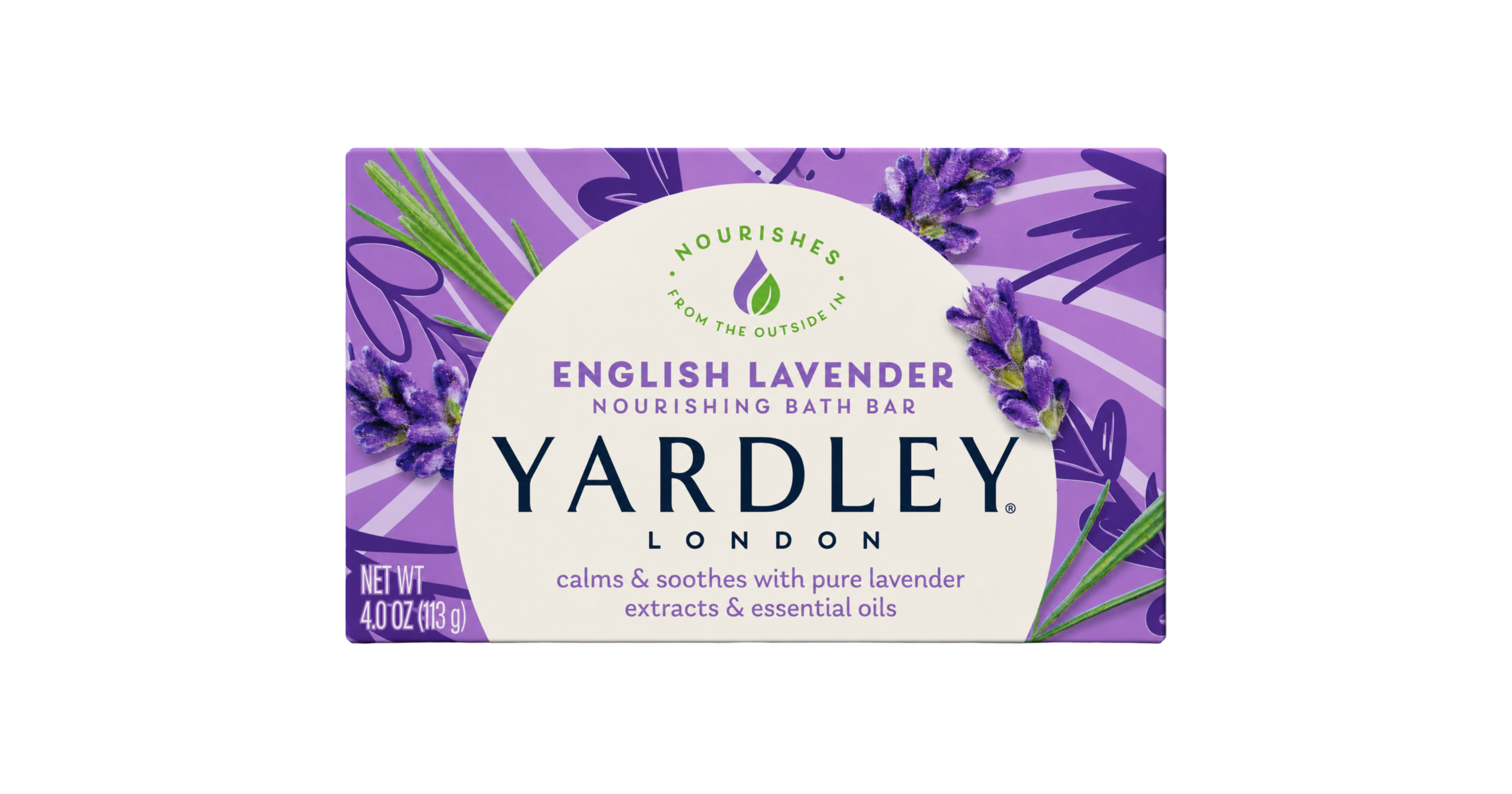 YARDLEY London English Lavender Nourishing Bath Soap 113g.